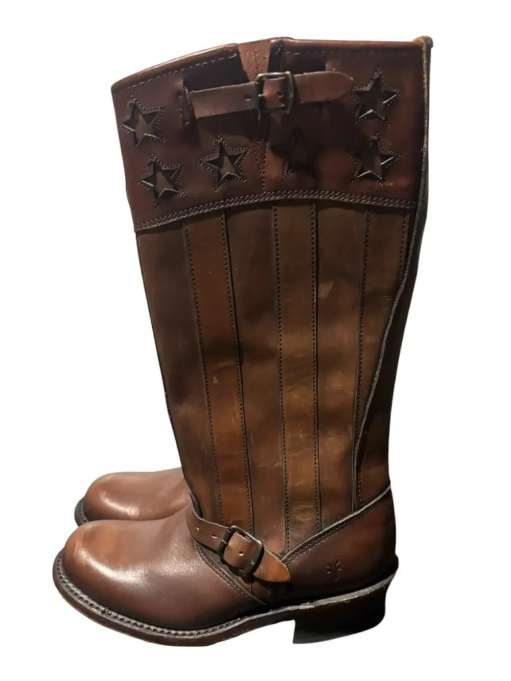 Frye 150th Anniversary Engineer Americana Boots - Picture 10 of 15